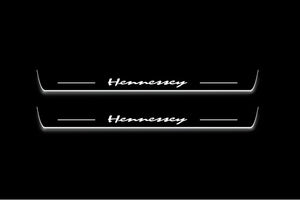 Dodge Charger 2011+ Stainless Steel LED Door Sills – Hennessey Logo