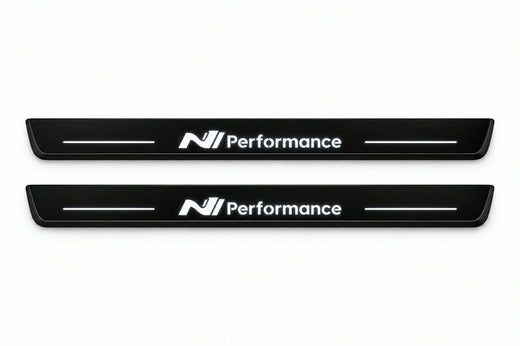 Hyundai Ioniq 5 2021–2026 — Matte PRO LED Door Sills — N Line Performance Logo