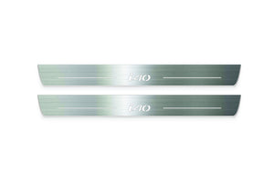 Hyundai i40 2012-2020 LED Door Sills Illuminated Scuff i40 Logo Stainless Steel Entry Guards Door Sills Decoin