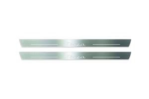 Seat Ibiza 2017+ LED Door Sills Illuminated Scuff Ibiza Logo (type 2) Stainless Steel Entry Guards
