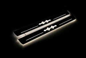 BYD Leopard 5 2025+ Stainless Steel LED Door Sills – Logo