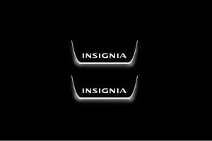 Opel Insignia II 2017+ Stainless Steel LED Door Sills – Insignia Logo