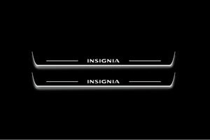 Opel Insignia II 2017+ Stainless Steel LED Door Sills – Insignia Logo