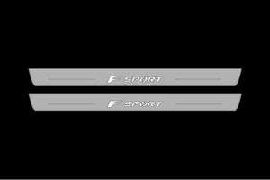 Lexus IS IV 2020+ LED Door Sills Illuminated Scuff F Sport Logo Stainless Steel Entry Guards Door Sills opdesign
