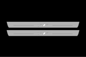 Lexus IS IV 2020+ LED Door Sills Illuminated Scuff IS F Logo Stainless Steel Entry Guards Door Sills Decoin