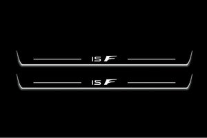 Lexus IS IV XE40 2020+ Stainless Steel LED Door Sills – IS F Logo