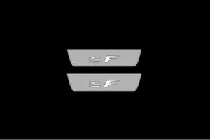 Lexus IS IV 2020+ LED Door Sills Illuminated Scuff IS F Logo Stainless Steel Entry Guards Door Sills Decoin