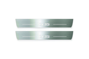 Hyundai ix35 2009-2015 LED Door Sills Illuminated Scuff ix35 Logo Stainless Steel Entry Guards Door Sills Decoin