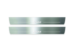 Honda Jazz V 2020+ LED Door Sills Illuminated Scuff Jazz Logo Stainless Steel Entry Guards Door Sills Decoin