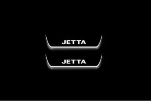 Volkswagen Jetta VII 2019+ Stainless Steel LED Door Sills – Jetta Logo