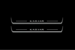 Renault Kadjar 2015-2022 Stainless Steel LED Door Sills – Kadjar Logo