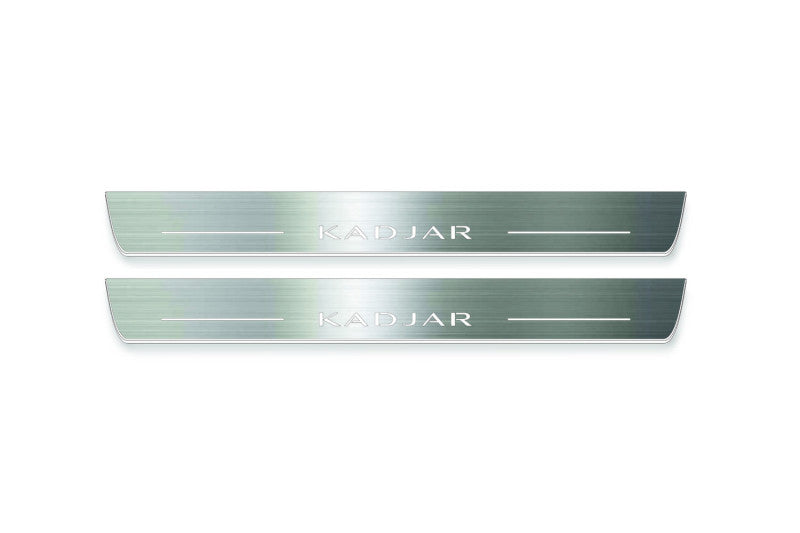 Renault Kadjar 2015-2022 Stainless Steel LED Door Sills – Kadjar Logo