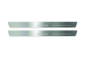 Skoda Karoq 2018+ Stainless Steel LED Door Sills – Karoq Logo