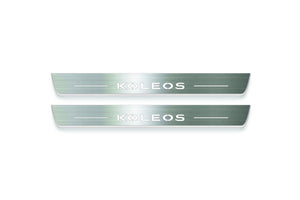 Renault Koleos II 2016+ Stainless Steel LED Door Sills – Koleos Logo