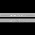Illuminated LED Door Sill Tread Plates Renault Laguna III 2007-2015 With Laguna Logo Renault Led Door Sills opdesign