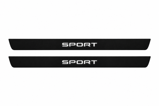 Land Rover Discovery Sport L550 2014–2026 — Matte PRO LED Door Sills — Sport Logo