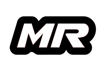 Mitsubishi MR LED Grille Badge — White lighting on white background