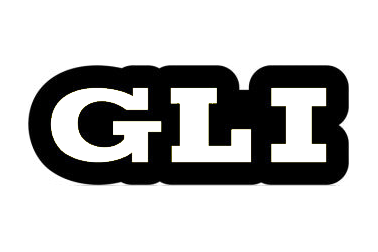 Volkswagen GLI LED grille badge — White lighting on white background