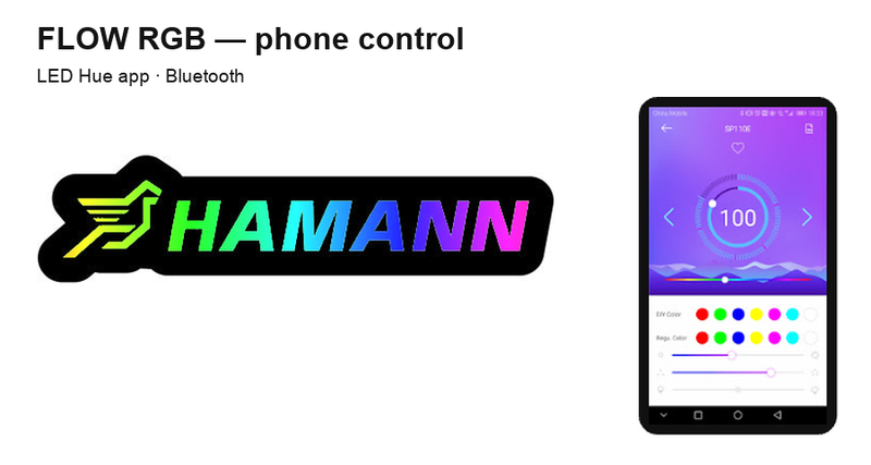 BMW Hamann FLOW RGB lighting controlled using LED Hue via Bluetooth
