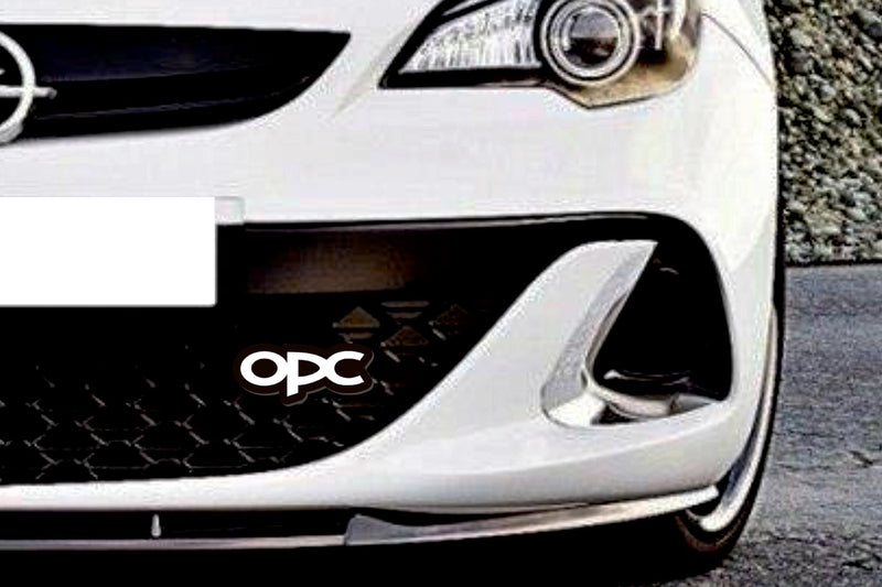 Opel OPC LED Grille Badge on a grille