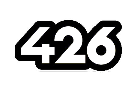 Jeep 426 LED Grille Badge — White lighting on white background