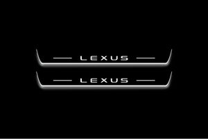 Lexus GX III J310 2024+ Stainless Steel LED Door Sills – Lexus Logo