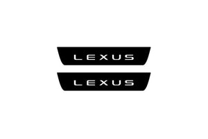 Lexus GX III 2024+ Illuminated Matte Sill Plates with logo Lexus Lexus Led Door Sills PRO opdesign