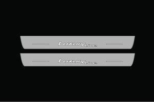 Illuminated LED Door Sill Tread Plates BMW 3 G20 2019+ With Luxury Line Logo BMW Led Door Sills opdesign