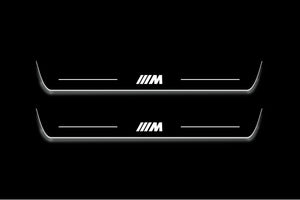BMW 5 G30 2017-2023 LED Door Sills Illuminated Scuff M Logo Stainless Steel Entry Guards Door Sills Decoin