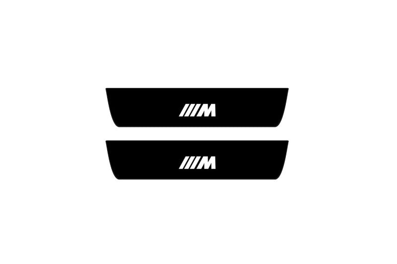 BMW X3 G01 2018+ Illuminated Matte Sill Plates with logo ///M BMW Led Door Sills PRO opdesign