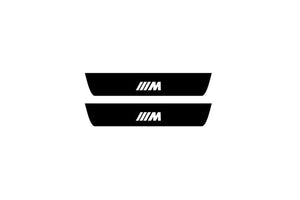 BMW X6 G06 2019+ Illuminated Matte Sill Plates with logo ///M BMW Led Door Sills PRO opdesign