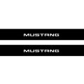 Ford Mustang VII 2023+ Illuminated Matte Sill Plates with logo Mustang Ford Led Door Sills PRO opdesign