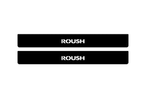 Ford Mustang VII 2023+ Illuminated Matte Sill Plates with logo Roush Ford Led Door Sills PRO opdesign