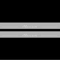 Illuminated LED Door Sill Tread Plates Porsche Macan I 2014-2024 With Macan Logo Porsche Led Door Sills opdesign