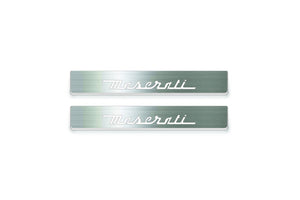 Maserati Quattroporte M156 Stainless LED Door Sills – Maserati Logo