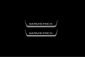 Ford Maverick 2021+ LED Door Sills Illuminated Scuff Maverick Logo Stainless Steel Entry Guards