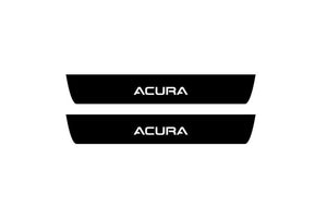 Acura MDX III 2013-2021 Illuminated Matte Sill Plates with logo Acura Acura Led Door Sills PRO opdesign