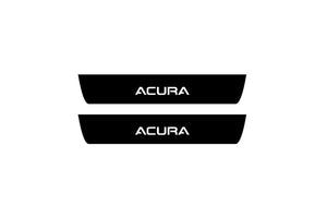 Acura MDX III 2013-2021 Illuminated Matte Sill Plates with logo Acura Acura Led Door Sills PRO opdesign
