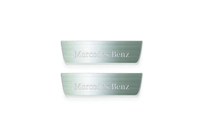 Mercedes EQE SUV X294 Stainless LED Door Sills – Mercedes-Benz Logo