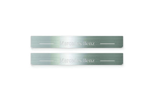 Mercedes C-Class W206 Stainless LED Door Sills – Mercedes-Benz Logo