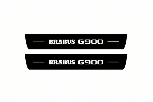 Mercedes-Benz G-Class W465 2024–2026 — Matte PRO LED Door Sills — Brabus G900 Logo
