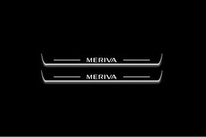 Opel Meriva A 2002-2010 LED Door Sills Illuminated Scuff Meriva Logo Stainless Steel Entry Guards