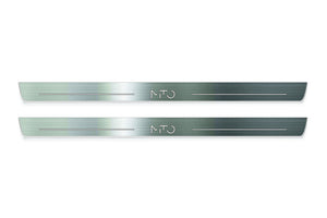 Alfa Romeo MiTo 2008+ LED Door Sills Illuminated Scuff MiTo Logo Stainless Steel Entry Guards