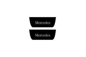 Mercedes ML W164 2005-2011 Illuminated Matte Sill Plates with logo Mercedes-Benz Mercedes Led Door Sills PRO opdesign
