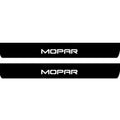 Dodge Durango III 2011+ Illuminated Matte Sill Plates with logo Mopar Dodge Led Door Sills PRO opdesign