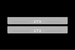 Illuminated LED Door Sill Tread Plates Ford Mustang VII 2023+ With RTR Logo Ford Led Door Sills opdesign