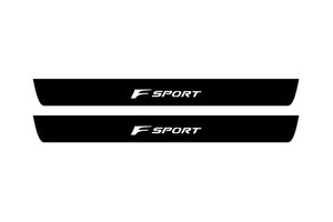 Lexus NX I 2014-2021 Illuminated Matte Sill Plates with logo F Sport Lexus Led Door Sills PRO opdesign