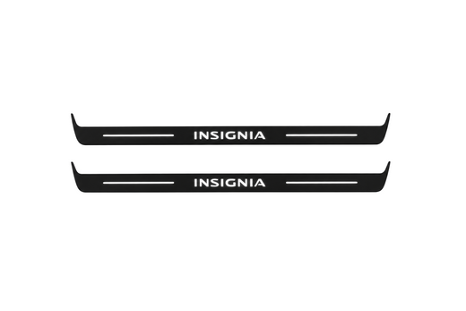 Opel / Vauxhall Insignia Sports Tourer Z18 2017–2022 — Matte PRO LED Door Sills — Vauxhall Insignia Logo
