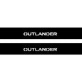 Mitsubishi Outlander IV 2021+ Illuminated Matte Sill Plates with logo Outlander Mitsubishi Led Door Sills PRO opdesign