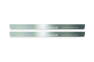 Nissan Pathfinder R52 Stainless Steel LED Door Sills – Pathfinder Logo